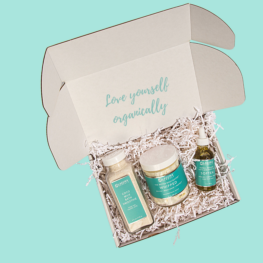 Laguna Herbals Milk Bath Smoothie 3-Step Bath & Body Set