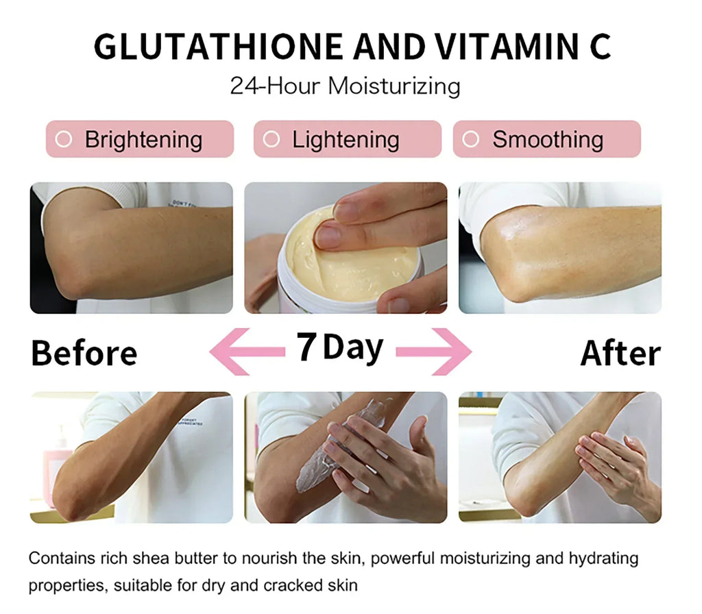 Glutathione & Vitamin C Brightening Body Skin Care Set