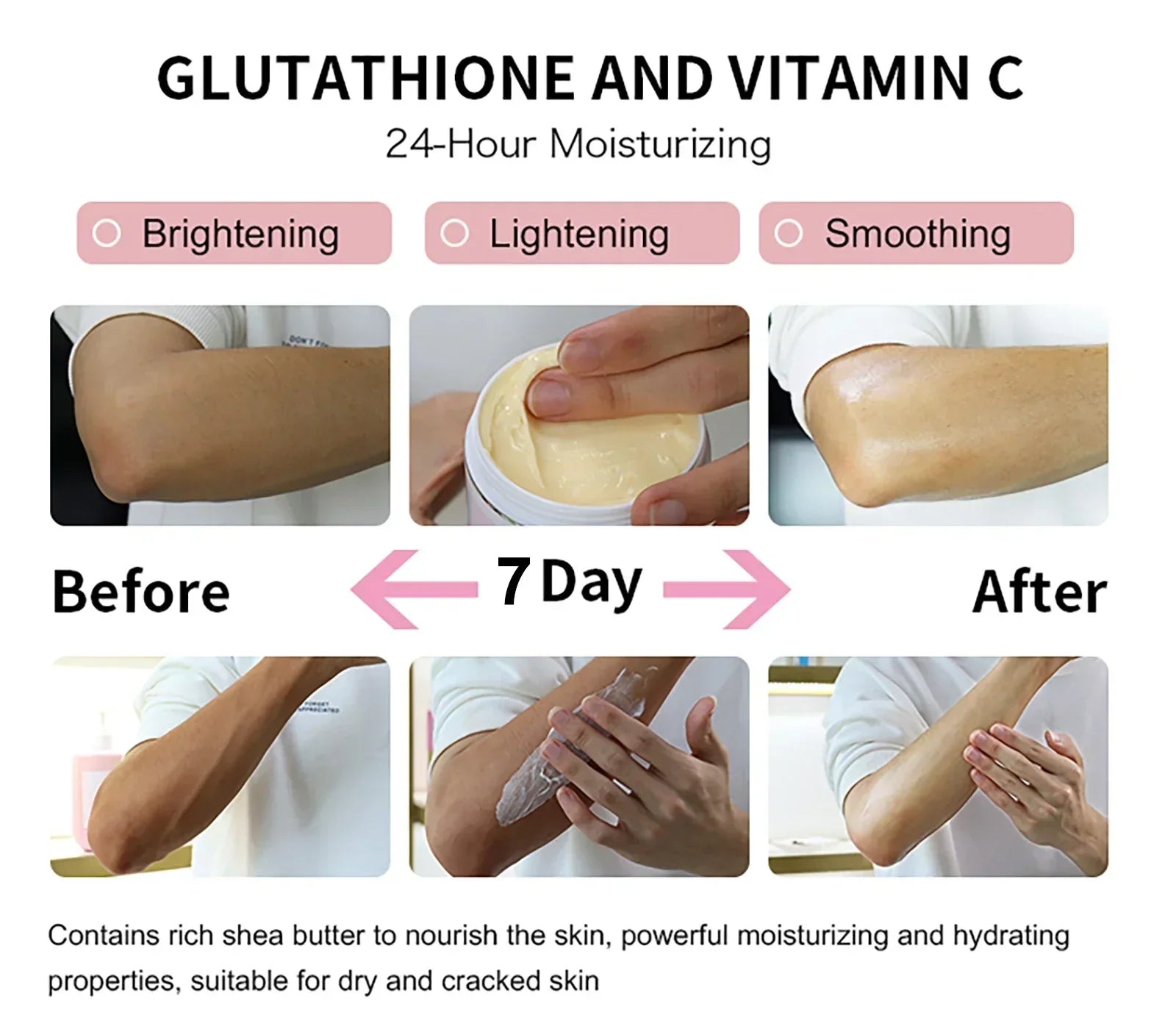 Glutathione & Vitamin C Brightening Body Skin Care Set