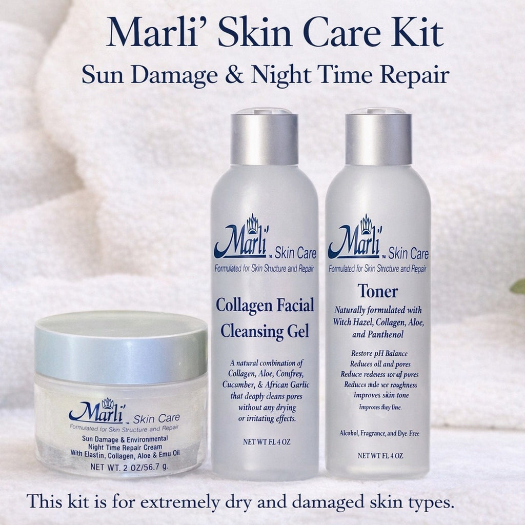 Marli Sun Damage Repair Complete Skin Care Kit