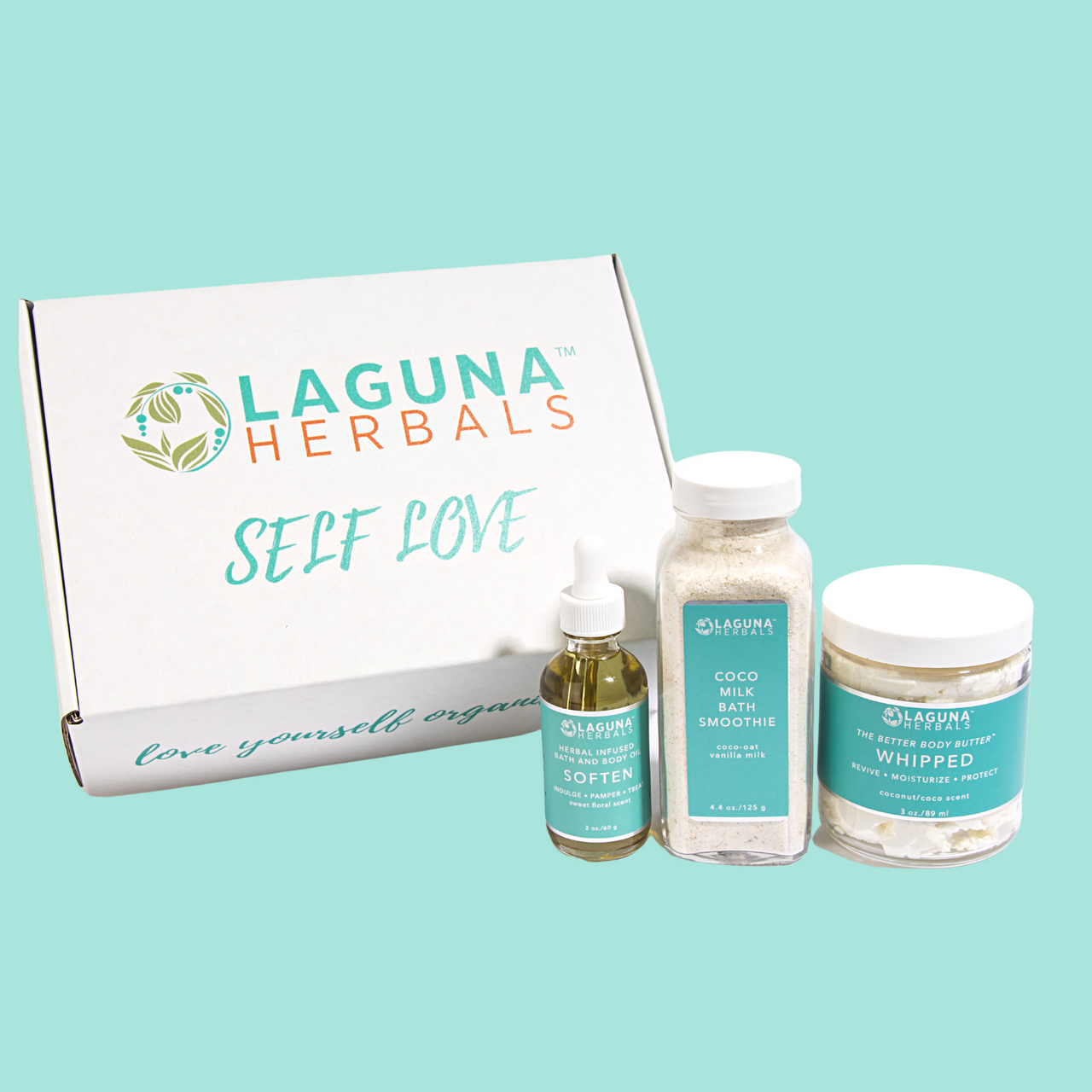 Laguna Herbals Milk Bath Smoothie 3-Step Bath & Body Set